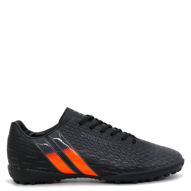 Zapatillas de F tbol para hombre PATRICK VIRGIL/H22 Negro Anaranjado Talla 41 Real Plaza