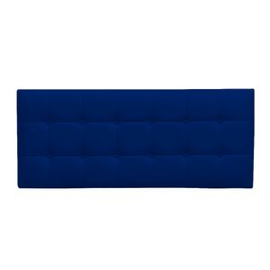 Cabecera Vanila Mavisac Dos Plazas Color Azul Noche