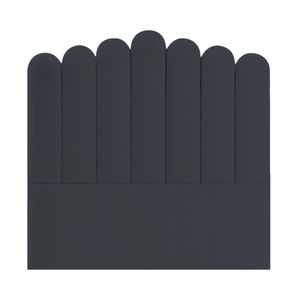 Cabecera Tov Furniture Mavisac Dos Plazas Color Gris Oscuro