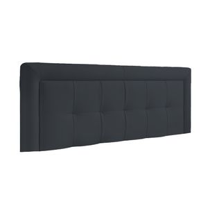 Cabecera Square Mavisac Plaza King Color Gris Oscuro