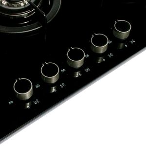 Cocina encimera Gas Egi-905vdneg Negro 5 quemadores