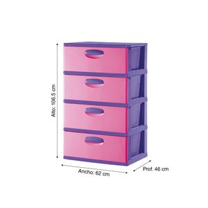 Megacomoda Polin #4 Morado Rosado