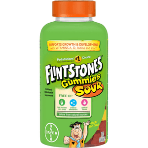 Flintstones Bayer Gummies Sabor Sour 180 Gomitas