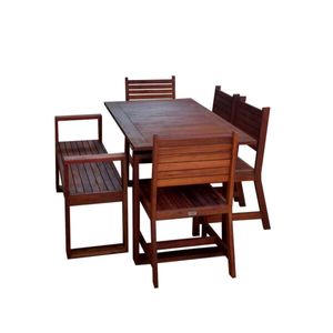 Comedor Mobiliari Lilia 4 Sillas + Banqueta