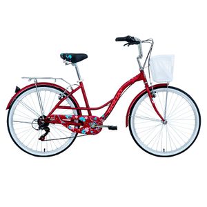 Bicicleta Goliat Cabo Blanco Aro 26 Burdeo