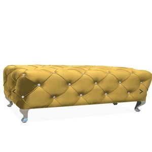 Banqueta Mobiliari Blade Capitone Amarillo