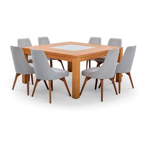 Comedor 8 Sillas Eunice Formas home Beige