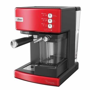 Cafetera Expresso Prima Latte de 15 Bares Oster BVSTEM6603R Rojo