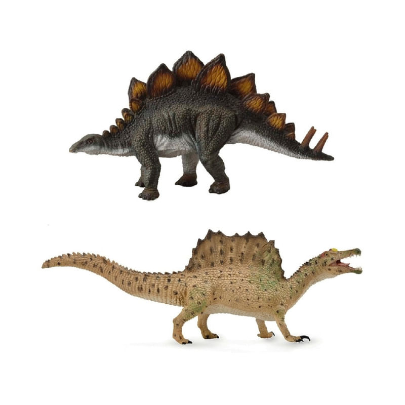 Set Collecta Dinosaurios Spinosaurio y Estegosaurio CLT89876 | 1000424993