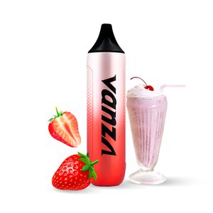 Kit Descartable Vanza 3000 puffs Milkshake de Fresa
