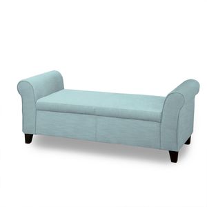 Banqueta Baúl Home Premium Cressy Verde Agua