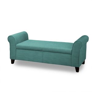 Banqueta Baúl Home Premium Cressy Turquesa