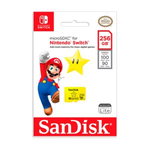 Memoria para Nintendo Switch 256gb - Memoria Micro SDXC 256gb Nintendo Switch - Oficial