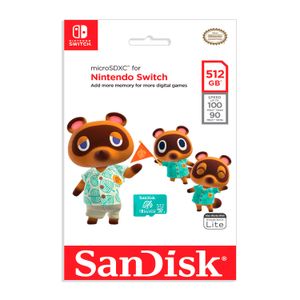 Memoria para Nintendo Switch 512gb - Memoria Micro SDXC 512gb Nintendo Switch - Oficial