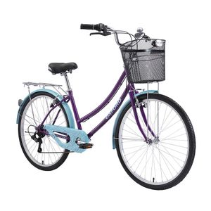 Bicicleta Oxford Cyclotour Aro 26 6V M Morado/Verde - Talla M