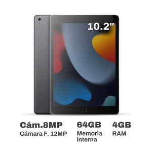 iPad 9th 10.2" 64GB Color Space Gray