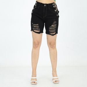 Short Bencus Mujer Lazo Biker Chain Negro