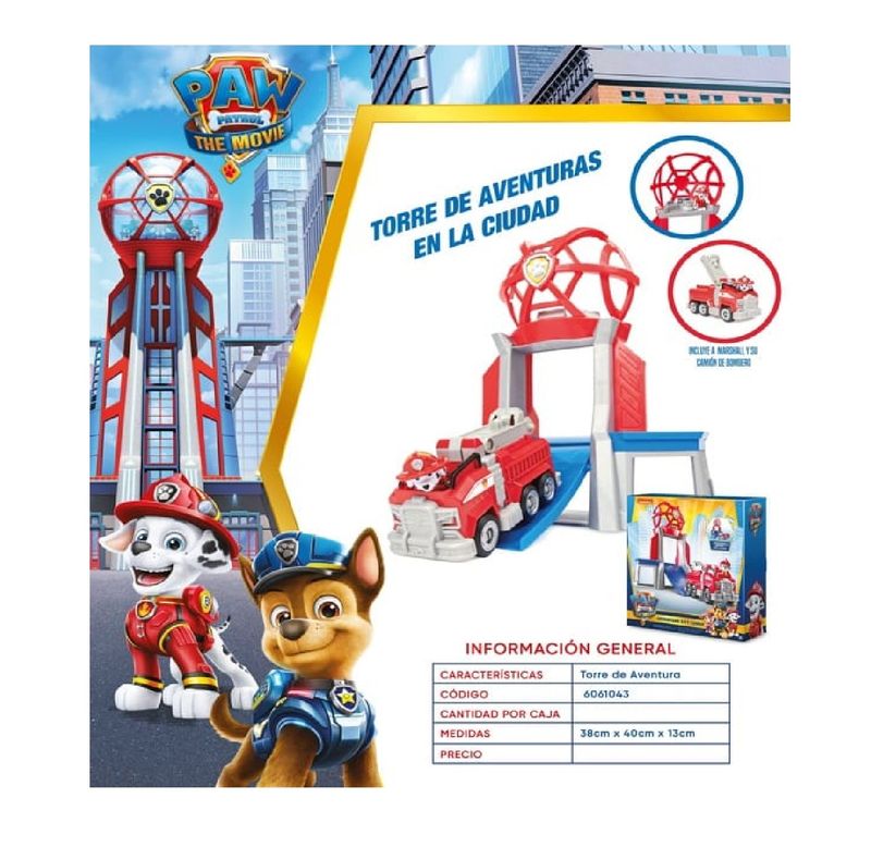 Torre de Aventura Paw Patrol Real Plaza