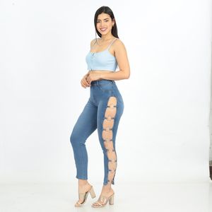 Jean Bencus Mujer Argolla Azul