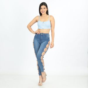Jean Bencus Mujer Argolla Azul