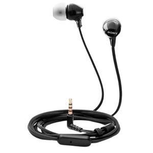 Audífono Original Sony MDR-EX15AP con Micrófono - Negro