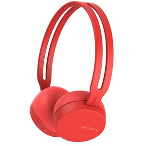 Audífono Original Sony WH-CH400 Bluetooth con NFC 20 Horas - Rojo