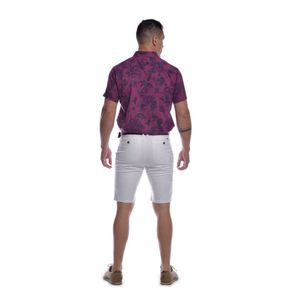 Camisa Ritzy Of Italy Mc Md 3Pe13 Ind Guinda2 Hombre