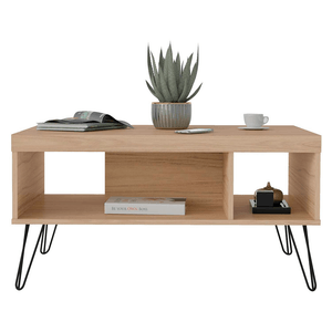 Mesa de centro Francia Marrón 91 cm