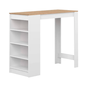 Barra Desayunador Minimal 120 cm Blanco/Duna