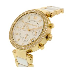 Reloj Michael Kors MK6119 White and Gold Para Dama