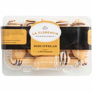 Biscotelas con Punta de Chocolate LAFLORENCIA Táper 18un