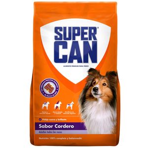 Comida para Perros SUPERCAN Adulto Cordero Bolsa 3Kg