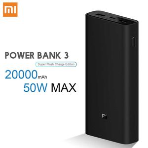 Power Bank Xiaomi Mi 3 20000mAh USB-C 50W Quick Charge 3.0