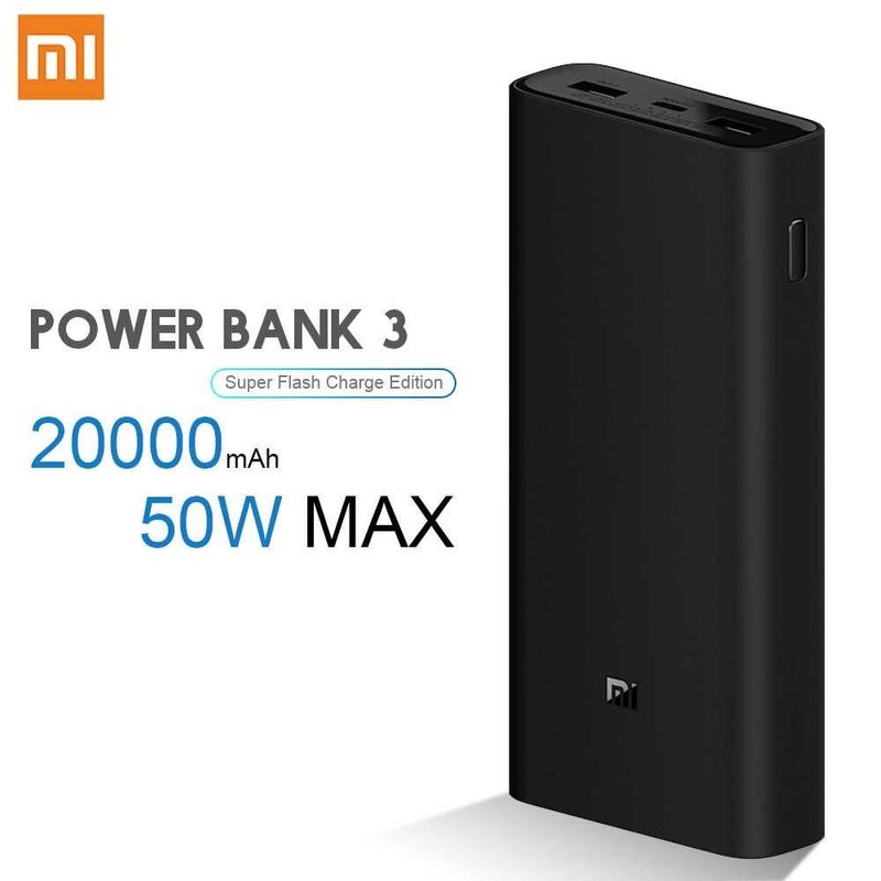 Power Bank Carga Rapida Tipo C 20000 Mah Reales Qc 3.0 45 W