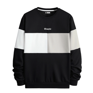 Polera Yansus Tricolor Negro con Crema y Blanco