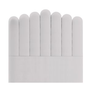 Cabecera Tov Furniture Mavsiac Plaza Queen Color Plata