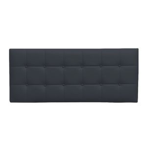 Cabecera Vanila Mavisac Dos Plazas Color Gris Oscuro