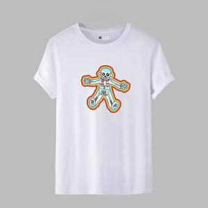 Polo Hombre Yansus Blanco con Estampado dibujo