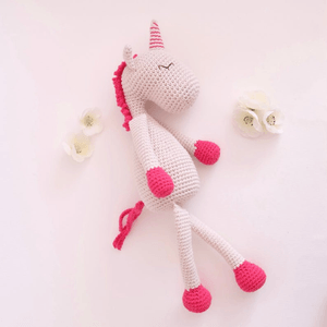 Muñeco de Apego El Conejo & La Luna Flossie The Unicorn