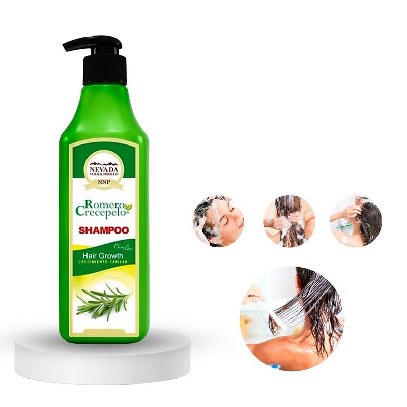 Shampoo Romero Crecepelo 320 ml 3 Unidades Real Plaza