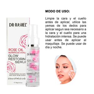 Suero Hidratante de Utilidad de Aceite de Rosa Dr Rashel 3 Unidades