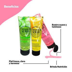 Gel Exfoliante Rostro y Cuerpo de Rosa 320ml