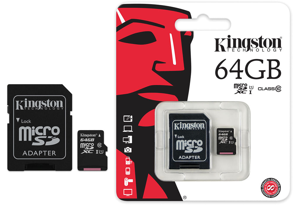 64gb Micro Sd Card Kingston 64GB MicroSD XC Class 10 Memory Card
