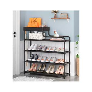 Zapatera Estante Organizador De 5 Niveles New Model Negro