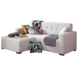 Sofa Mantis mas Banqueta Mallma Deco Plata