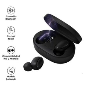 Audífonos Earbuds inalámbricos bluetooth A6S con PowerBank