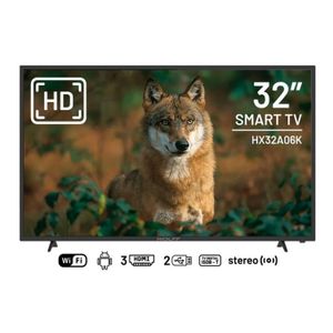Televisor Wolff 32" HX32A06K HD Smart Tv Android 11.0 WiFi