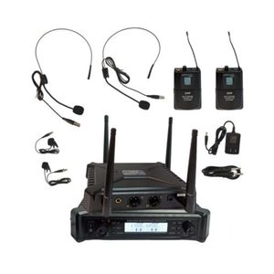 Micrófono Inalámbrico con Vincha Uhf bt-m40bp Batblack