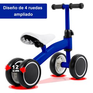 Bicicleta de Equilibrio Para Bebes Niños Azul