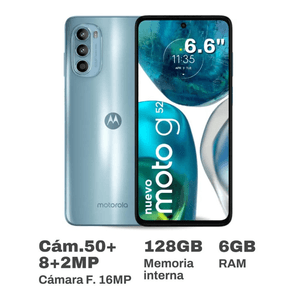 Celular Motorola Moto G52 6.6" 6GB RAM 128GB Azul